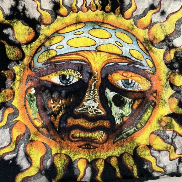 Sublime Crop T-shirt Bleach Tie Dye Medium - Picture 3 of 8